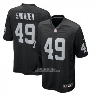 Camiseta NFL Game Las Vegas Raiders Charles Snowden Negro