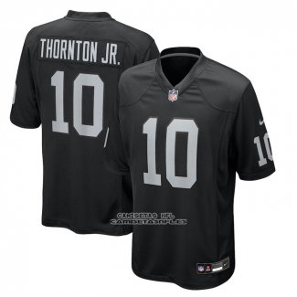 Camiseta NFL Game Las Vegas Raiders Donte Thornton Jr Negro