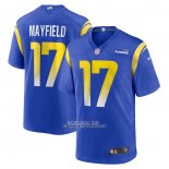 Camiseta NFL Game Los Angeles Rams Baker Mayfield Azul