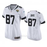 Camiseta NFL Game Mujer Jacksonville Jaguars Tyler Davis Blanco