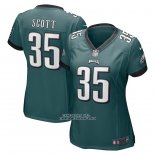 Camiseta NFL Game Mujer Philadelphia Eagles Boston Scott Verde