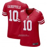 Camiseta NFL Game Mujer San Francisco 49ers Jimmy Garoppolo Rojo