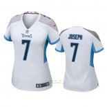 Camiseta NFL Game Mujer Tennessee Titans Greg Joseph Blanco