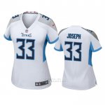 Camiseta NFL Game Mujer Tennessee Titans Johnathan Joseph Blanco