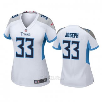 Camiseta NFL Game Mujer Tennessee Titans Johnathan Joseph Blanco