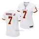 Camiseta NFL Game Mujer Washington Commanders Dwayne Haskins Jr. Blanco