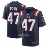 Camiseta NFL Game New England Patriots Julian Ashby Azul Camiseta NFL Game New England Patriots Julian Ashby Azul