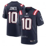 Camiseta NFL Game New England Patriots Mac Jones 10 Azul