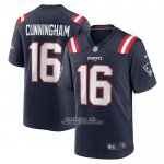 Camiseta NFL Game New England Patriots Malik Cunningham Azul