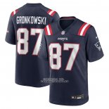 Camiseta NFL Game New England Patriots Rob Gronkowski Retired Azul Camiseta NFL Game New England Patriots Rob Gronkowski Retired Azul