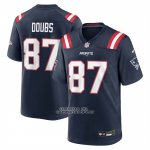 Camiseta NFL Game New England Patriots Romeo Doubs Azul