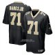 Camiseta NFL Game New Orleans Saints Kelvin Banks Jr 2025 Negro