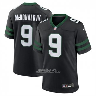 Camiseta NFL Game New York Jets Will McDonald IV Alterno Negro1