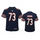 Camiseta NFL Game Nino Chicago Bears Lachavious Simmons Azul