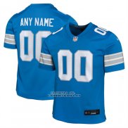 Camiseta NFL Game Nino Detroit Lions Personalizada Azul