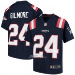 Camiseta NFL Game Nino New England Patriots Stephon Gilmore Azul