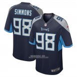 Camiseta NFL Game Nino Tennessee Titans Jeffery Simmons Azul