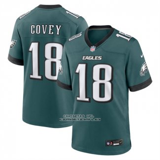 Camiseta NFL Game Philadelphia Eagles Britain Covey Verde
