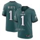Camiseta NFL Game Philadelphia Eagles Jalen Hurts Verde1