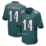 Camiseta NFL Game Philadelphia Eagles Kenneth Gainwell Super Bowl LVII Patch Verde