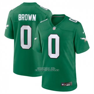 Camiseta NFL Game Philadelphia Eagles Marquise Brown Alterno Verde