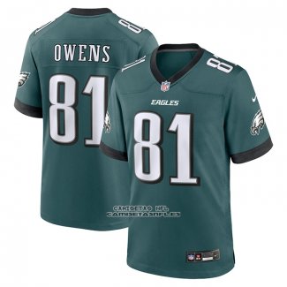 Camiseta NFL Game Philadelphia Eagles Terrell Owens Retired Verde1