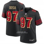 Camiseta NFL Game San Francisco 49ers Nick Bosa 2025 Rivalries Collection Negro Camiseta NFL Game San Francisco 49ers Nick Bosa 2025 Rivalries Collection Negro