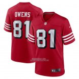 Camiseta NFL Game San Francisco 49ers Terrell Owens Retired Alterno Rojo