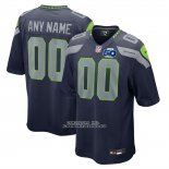 Camiseta NFL Game Seattle Seahawks 50th Season Personalizada Azul