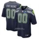 Camiseta NFL Game Seattle Seahawks 50th Season Personalizada Azul
