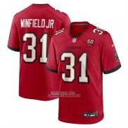 Camiseta NFL Game Tampa Bay Buccaneers Antoine Winfield Jr 50 Aniversario Rojo