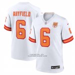 Camiseta NFL Game Tampa Bay Buccaneers Baker Mayfield 50th Season Blanco