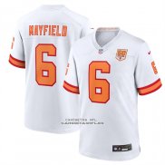 Camiseta NFL Game Tampa Bay Buccaneers Baker Mayfield 50th Season Blanco