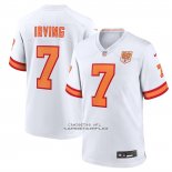 Camiseta NFL Game Tampa Bay Buccaneers Bucky Irving 50th Season 76 Blanco Camiseta NFL Game Tampa Bay Buccaneers Bucky Irving 50th Season 76 Blanco