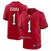 Camiseta NFL Game Tampa Bay Buccaneers Emeka Egbuka 2025 NFL Draft First Round Pick Rojo