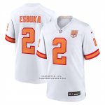 Camiseta NFL Game Tampa Bay Buccaneers Emeka Egbuka Alterno 50th Season Blanco