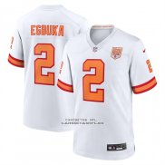 Camiseta NFL Game Tampa Bay Buccaneers Emeka Egbuka Alterno 50th Season Blanco