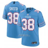 Camiseta NFL Game Tennessee Titans LJarius Sneed Azul1