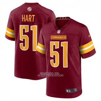 Camiseta NFL Game Washington Commanders Bobby Hart Rojo
