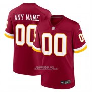 Camiseta NFL Game Washington Commanders Personalizada Rojo1