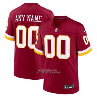 Camiseta NFL Game Washington Commanders Personalizada Rojo1