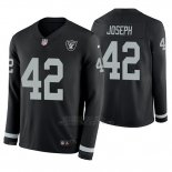 Camiseta NFL Hombre Oakland Raiders Karl Joseph Negro Therma Manga Larga