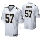 Camiseta NFL Hombre Saints Alex Okafor Blanco Game