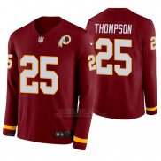 Camiseta NFL Hombre Washington Commanders Chris Thompson Burgundy Therma Manga Larga