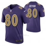 Camiseta NFL Legend Baltimore Ravens Miles Boykin Color Rush Violeta
