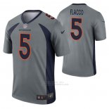 Camiseta NFL Legend Denver Broncos Joe Flacco Inverted Gris