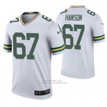 Camiseta NFL Legend Green Bay Packers 67 Jake Hanson 2020 Blanco Color Rush