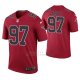 Camiseta NFL Legend Hombre Atlanta Falcons Grady Jarrett Rojo Color Rush