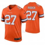 Camiseta NFL Legend Hombre Denver Broncos Theo Riddick Naranja Color Rush