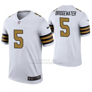 Camiseta NFL Legend Hombre New Orleans Saints Teddy Bridgewater Blanco Color Rush